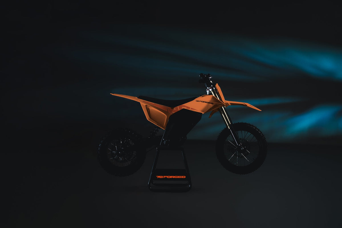 78 Forged Phase I Electric Dirt Bike - Sunset